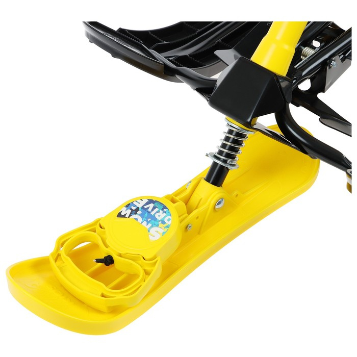 Снегокат &laquo;Ника-кросс Зимний спорт&raquo;, СНК, цвет чёрный/жёлтый