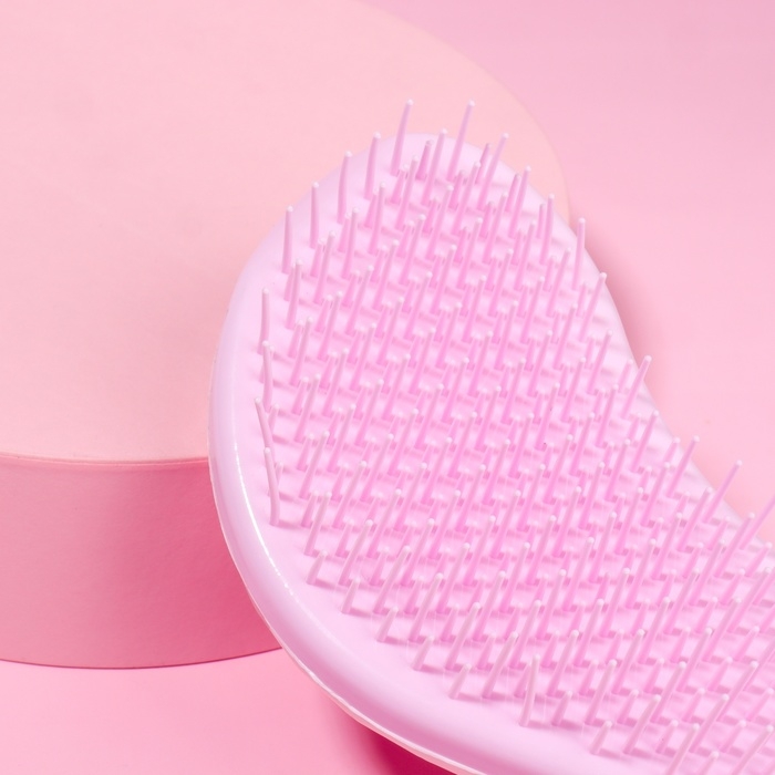 Расчёска массажная, 7,5 &times; 18,5 см, PVC коробка, цвет МИКС