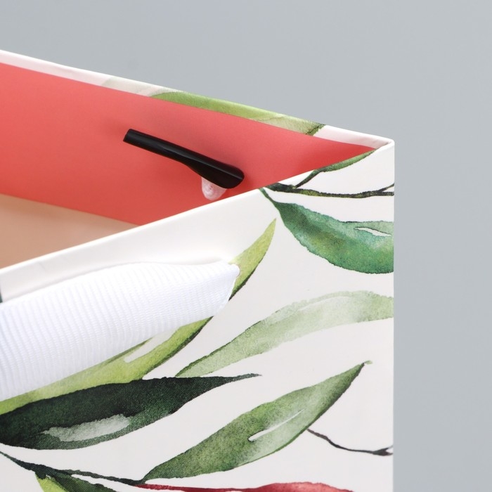 Пакет подарочный под бутылку, упаковка, &laquo;Для тебя&raquo;, 13 х 32 х 11.3 см