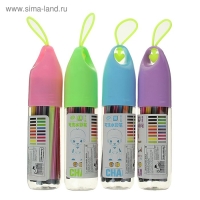 Фломастеры, 18 цветов, в пластиковом тубусе с ручкой, вентилируемый колпачок, МИКС