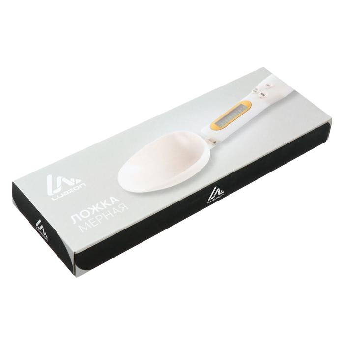 Мерная ложка Luazon LV-507, электронные, до 0.5 кг, белая Мерная ложка Luazon LV-507, электронные, до 0.5 кг, белая