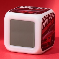 Часы будильник электронные &laquo;№1&raquo;, мод.22, 7,8 х 7,8 см.