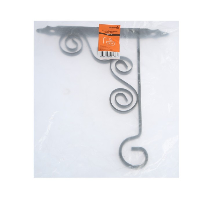 Кронштейн для кашпо мод.9 30 см, черный Кронштейн для кашпо мод.9 30 см, черный