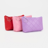 Кошелёк женский на молнии, цвет МИКС Кошелёк женский на молнии, цвет МИКС