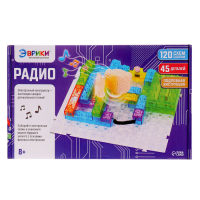 Конструктор блочный-электронный &laquo;FM-радио&raquo;, 120 схем, 45 деталей