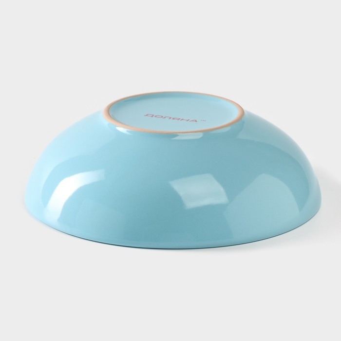 Миска керамическая Доляна «Пастель», 700 мл, d=18 см, цвет голубой Миска керамическая Доляна «Пастель», 700 мл, d=18 см, цвет голубой