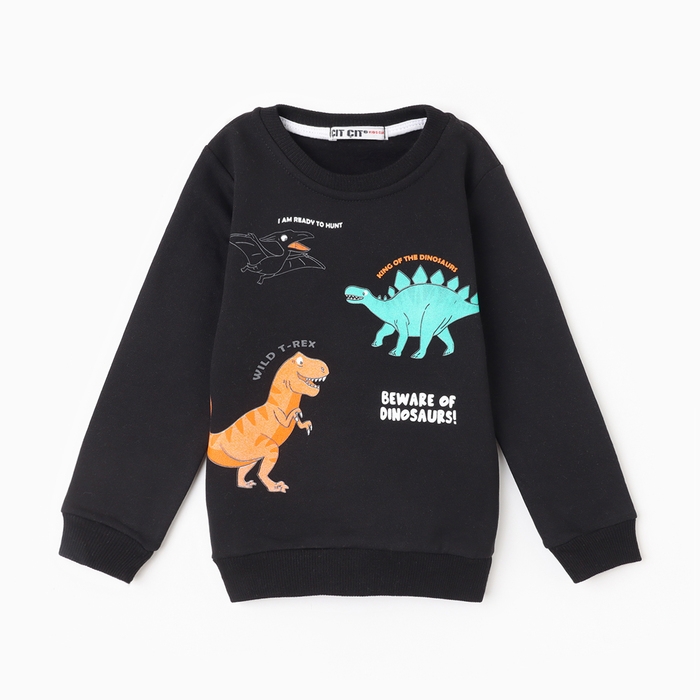 Свитшот для мальчика, НАЧЁС, цвет чёрный, рост 104 см Свитшот для мальчика, НАЧЁС, цвет чёрный, рост 104 см