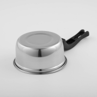 Сотейник из нержавеющей стали Доляна «Индия», 400 мл, d=12 см, пластиковая ручка, цвет серебряный Сотейник из нержавеющей стали Доляна «Индия», 400 мл, d=12 см, пластиковая ручка, цвет серебряный