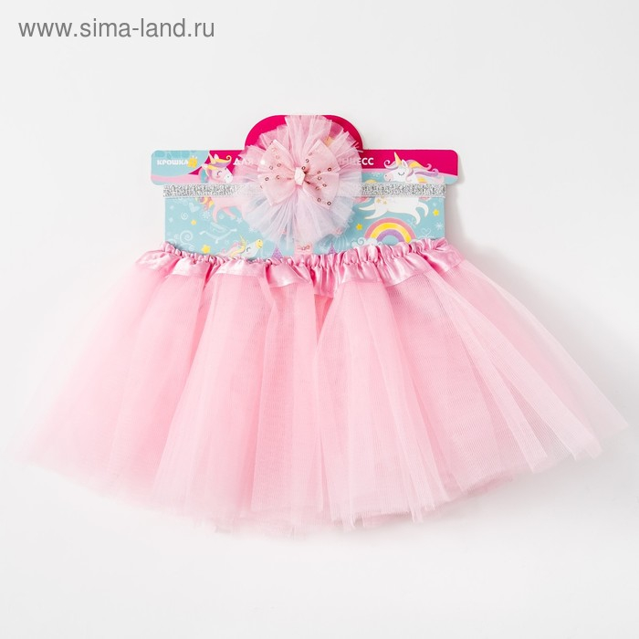 Набор Крошка Я Набор Крошка Я "Любимый цветочек" юбка и повязка на голову 3-18 мес, розовый