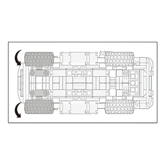Конструктор «Грузовоз», 361 деталь, в пакете Конструктор «Грузовоз», 361 деталь, в пакете