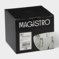 Набор салатников фарфоровых Magistro Real Marble, 380 мл, 11,6&times;6,5 см, 2 шт