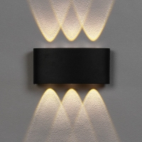 Светильник фасадный «Полусфера», FSD-070, 6 Вт, 3000К, 3 луча, IP65, 220 В, пластик, черный 100842 Светильник фасадный «Полусфера», FSD-070, 6 Вт, 3000К, 3 луча, IP65, 220 В, пластик, черный 100842