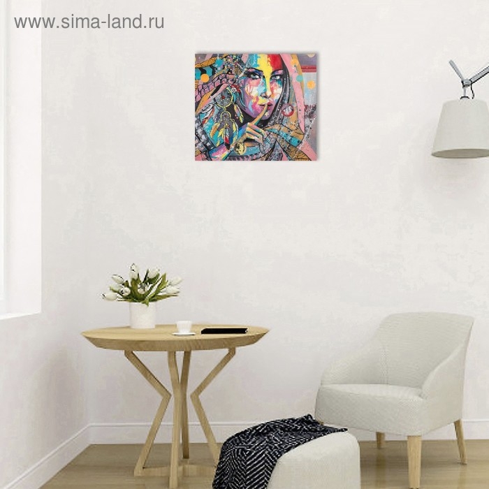 Картина на подрамнике Картина на подрамнике "Загадка" 40*40 см