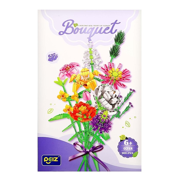 Конструктор Букет «Любимый», 900 деталей Конструктор Букет «Любимый», 900 деталей