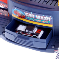 Парковка &laquo;Город&raquo;, с автомойкой, свет и звук, машина меняет цвет от воды