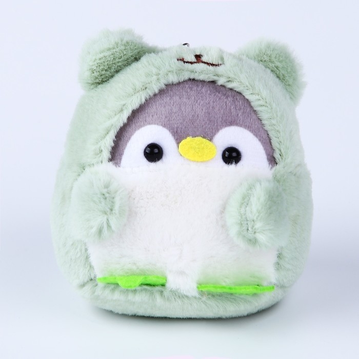 Мягкая игрушка «Пингвин» на брелоке, 10 см, цвет МИКС Мягкая игрушка «Пингвин» на брелоке, 10 см, цвет МИКС