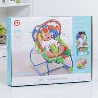 Шезлонг &laquo;Улитка и друзья&raquo;, с погремушками