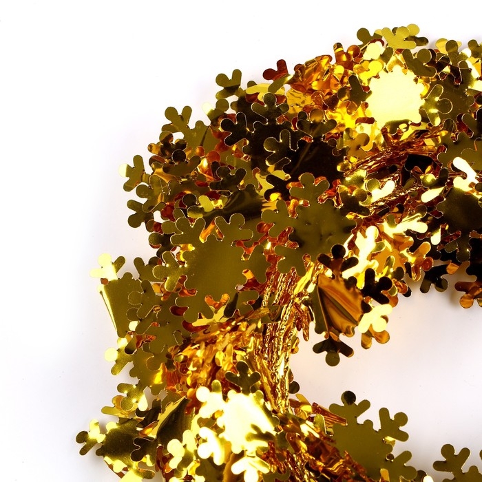 Новый год! Проволока для поделок и декора &laquo;Снежинка&raquo; длина &mdash; 5 метров, цвет золотой