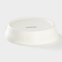 Соусник фарфоровый Magistro &laquo;Лунный океан&raquo;, d=10,2 см, цвет белый