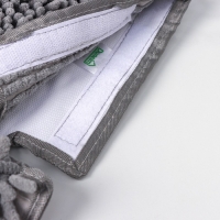 Насадка для плоской двусторонней швабры Доляна, 40&times;14 см, микрофибра, букли, цвет МИКС