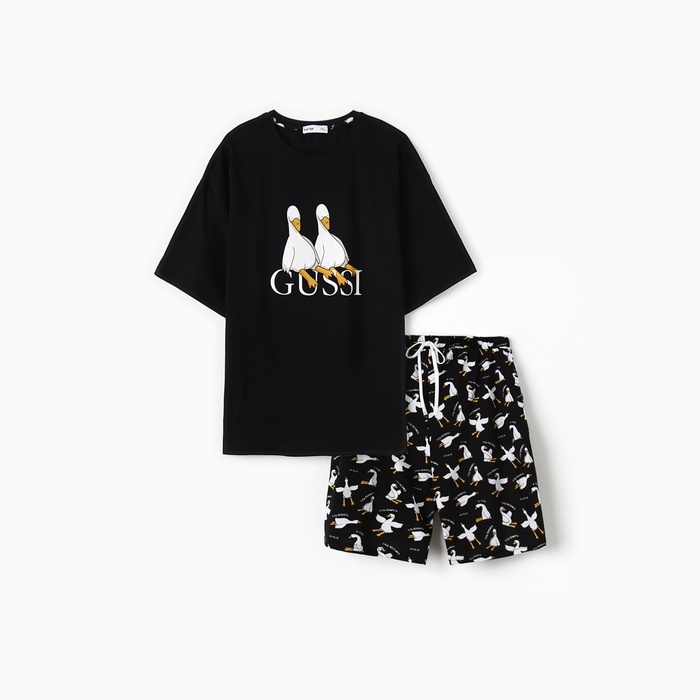 Пижама мужская (футболка и шорты) KAFTAN Gussi, р-р 54 Пижама мужская (футболка и шорты) KAFTAN Gussi, р-р 54