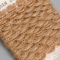 Тесьма декоративная текстиль "Петельки" ширина 1 см намотка 2 метра Тесьма декоративная текстиль "Петельки" ширина 1 см намотка 2 метра