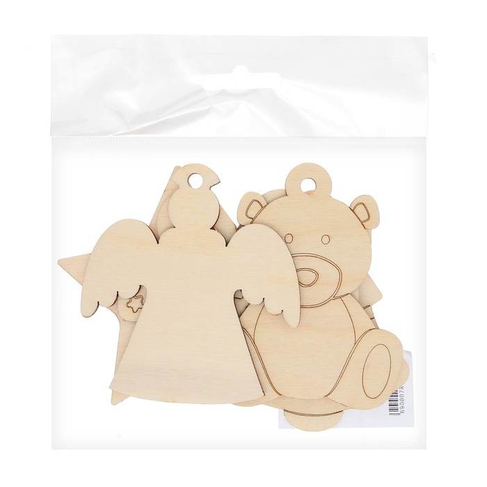 Набор для творчества &laquo;Роспись по дереву&raquo; 5 шт., с ленточкой