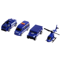 Железная дорога &laquo;Полицейский участок&raquo;, работает от батареек