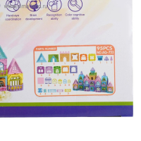 Магнитный конструктор &laquo;Замок&raquo;, 95 деталей