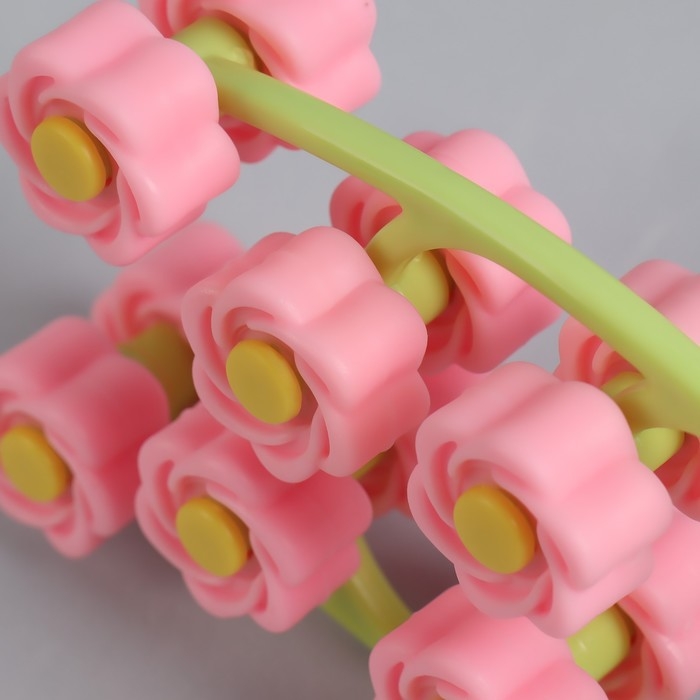 Массажёр для лица «Букет», 22,5 × 6,5 × 3,5 см, 12 роликов, цвет МИКС Массажёр для лица «Букет», 22,5 × 6,5 × 3,5 см, 12 роликов, цвет МИКС