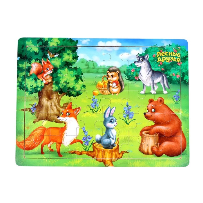 Пазл большой &laquo;Лесные друзья&raquo;, 30 элементов