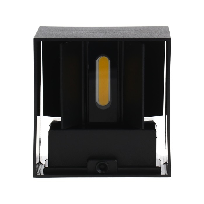 Светильник фасадный &laquo;Куб&raquo;, FSD-063, 6 Вт, 3000К, регулир. луч, IP65, 220 В, пластик, черный   100842