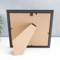 Фоторамка пластик МИРАМ 20х20 см, чёрный (пластиковый экран) Фоторамка пластик МИРАМ 20х20 см, чёрный (пластиковый экран)