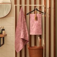 Полотенце махровое жаккардовое LoveLife Flowers 50х90 см, цвет розовый, 100% хл, 500 гр/м2 Полотенце махровое жаккардовое LoveLife Flowers 50х90 см, цвет розовый, 100% хл, 500 гр/м2