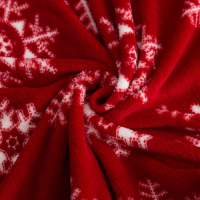 Плед Этель &laquo;Снежинки&raquo;, 180х200 см, корал-флис