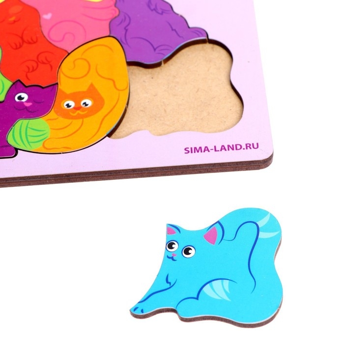 Головоломка «Найди фрагмент», котята Головоломка «Найди фрагмент», котята