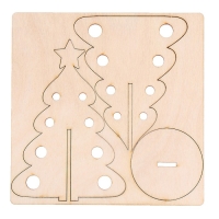 Заготовка для творчества «Пушистая ёлочка» Заготовка для творчества «Пушистая ёлочка»