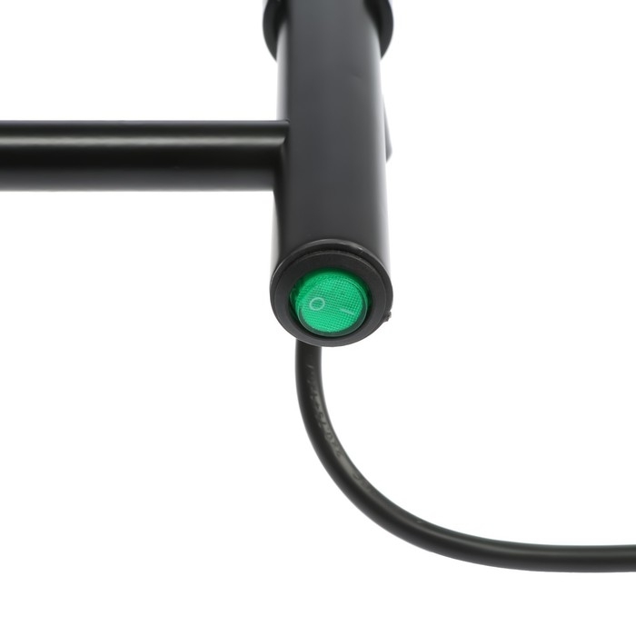 Полотенцесушитель электрический ZEIN PE-04, Полотенцесушитель электрический ZEIN PE-04, "Классика", 500х800 мм, 6 перекладин, черный