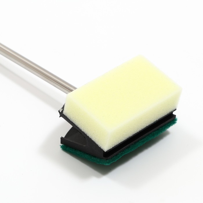 Скребок Скребок "Пижон" с нержавеющей ручкой, длина 50 см, щетка 6 х 8 см