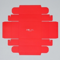 Коробка подарочная новогодняя складная &laquo;С Новым годом&raquo;, красная, 16.5 х 12.5 х 5 см, Новый год