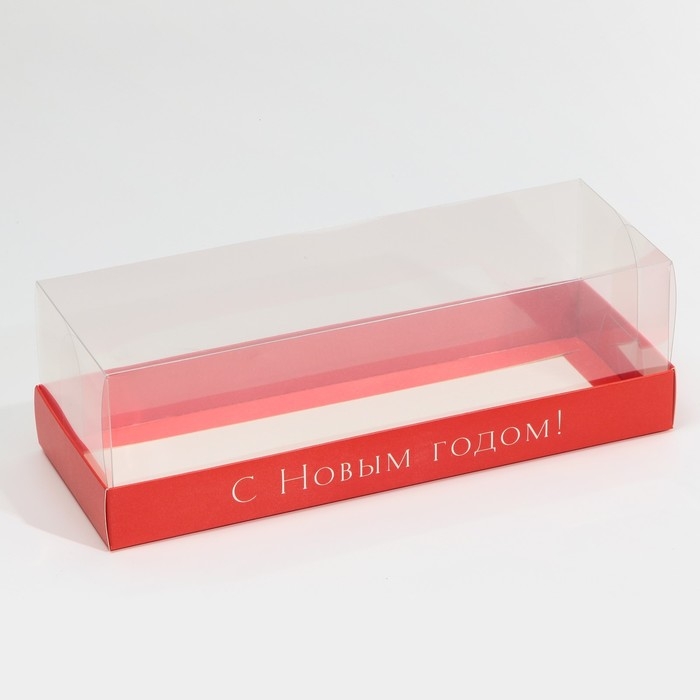 Коробка для десерта «Новогодний красный», 26, 2 х 8 х 9,7 см, Новый год Коробка для десерта «Новогодний красный», 26, 2 х 8 х 9,7 см, Новый год
