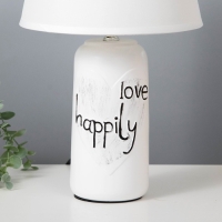 Настольная лампа 16602/1 E14 40Вт белый 38х38х25 см RISALUX