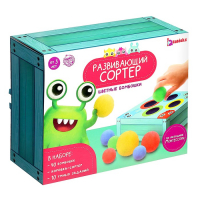 Развивающий сортер &laquo;Цветные бомбошки&raquo;