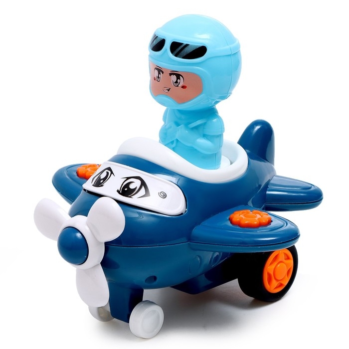 Самолет инерционный &laquo;Лайнер&raquo;, работает от нажатия, МИКС