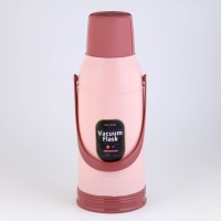 Термос 2 л, со стеклянной колбой, сохраняет тепло 12 ч, микс