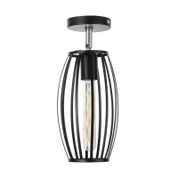 Спот "Овал" Е27 40Вт черный 14х23 см Спот "Овал" Е27 40Вт черный 14х23 см