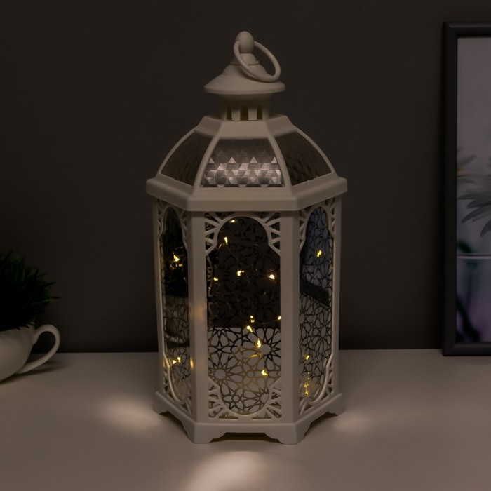 Ночник 48129/1 батарейки 3хААА белый 14х16х32 см RISALUX Ночник 48129/1 батарейки 3хААА белый 14х16х32 см RISALUX