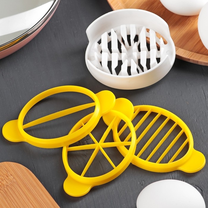 Яйцерезка Доляна «Филти», 33,5×7×3 см, цвет МИКС Яйцерезка Доляна «Филти», 33,5×7×3 см, цвет МИКС