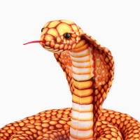 Мягкая игрушка &laquo;Кобра&raquo;, 200 см, цвет жёлтый