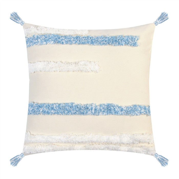 Наволочка декоративная &laquo;Этель&raquo; Бохо, 45х45 см, цвет молочный, 100% хлопок